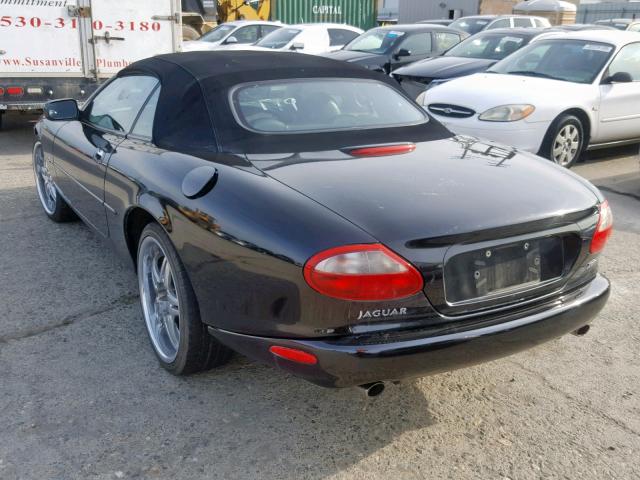 SAJJA42C4YNA02319 - 2000 JAGUAR XK8 BLACK photo 3