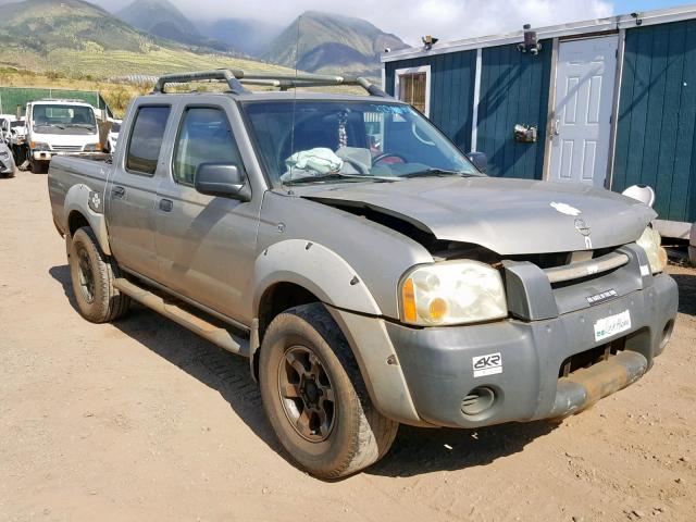 1N6ED27T52C378691 - 2002 NISSAN FRONTIER C GOLD photo 1