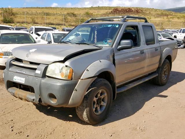 1N6ED27T52C378691 - 2002 NISSAN FRONTIER C GOLD photo 2