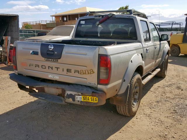 1N6ED27T52C378691 - 2002 NISSAN FRONTIER C GOLD photo 4