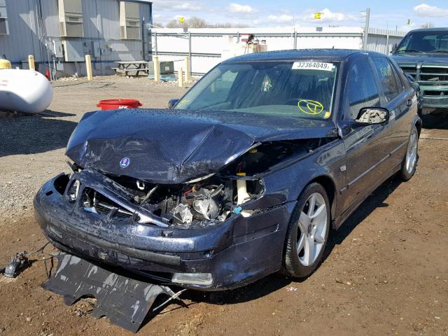 YS3EH49G833006789 - 2003 SAAB 9-5 AERO BLUE photo 2