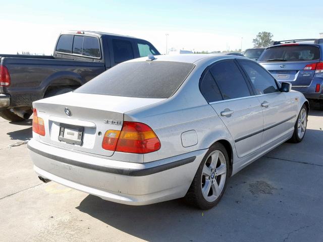 WBAEV53484KM38176 - 2004 BMW 330 I SILVER photo 4