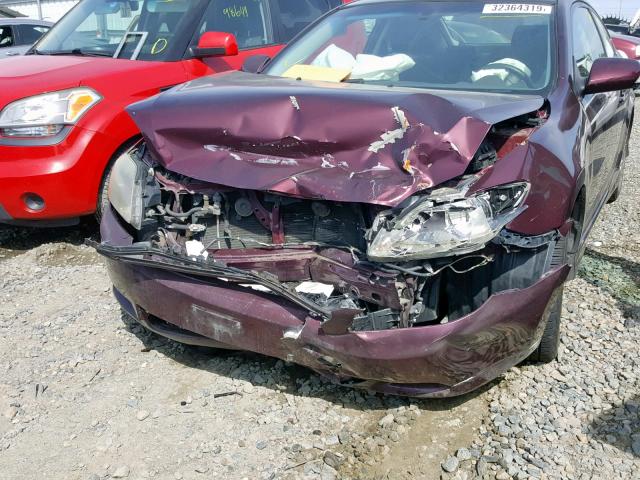 JTKDE177650036593 - 2005 TOYOTA SCION TC MAROON photo 9