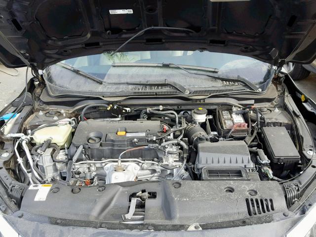 19XFC2F7XGE222757 - 2016 HONDA CIVIC EX BLACK photo 7