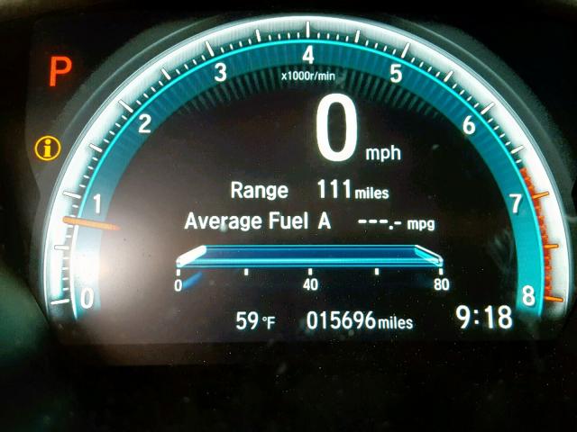 19XFC2F7XGE222757 - 2016 HONDA CIVIC EX BLACK photo 8