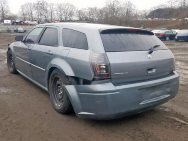 2D4FV47V77H620163 - 2007 DODGE MAGNUM SXT GRAY photo 3