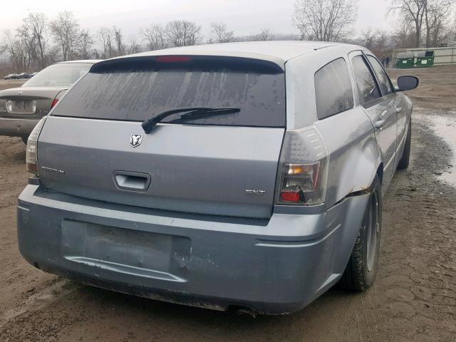 2D4FV47V77H620163 - 2007 DODGE MAGNUM SXT GRAY photo 4