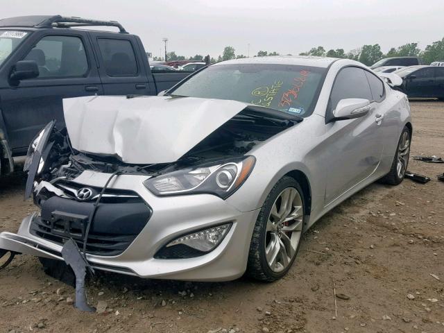 KMHHU6KJ9DU089237 - 2013 HYUNDAI GENESIS CO SILVER photo 2