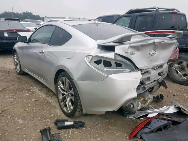 KMHHU6KJ9DU089237 - 2013 HYUNDAI GENESIS CO SILVER photo 3