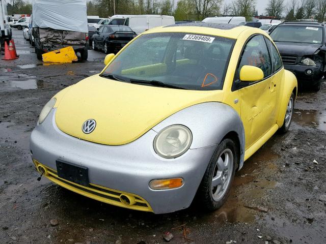 3VWDD21C3YM455246 - 2000 VOLKSWAGEN NEW BEETLE Sarı foto 2