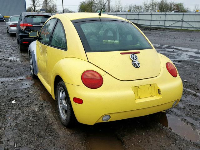 3VWDD21C3YM455246 - 2000 VOLKSWAGEN NEW BEETLE Sarı foto 3