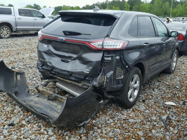 2FMPK3G98GBB15030 - 2016 FORD EDGE SE GRAY photo 4