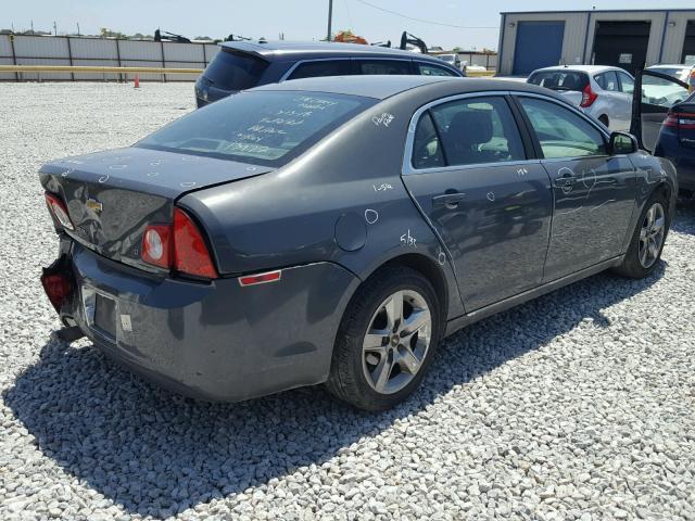 1G1ZH57B89F113458 - 2009 CHEVROLET MALIBU 1LT ნაცრისფერი ფოტო 4
