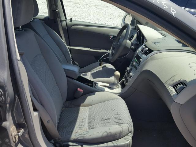 1G1ZH57B89F113458 - 2009 CHEVROLET MALIBU 1LT ნაცრისფერი ფოტო 5
