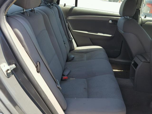 1G1ZH57B89F113458 - 2009 CHEVROLET MALIBU 1LT ნაცრისფერი ფოტო 6
