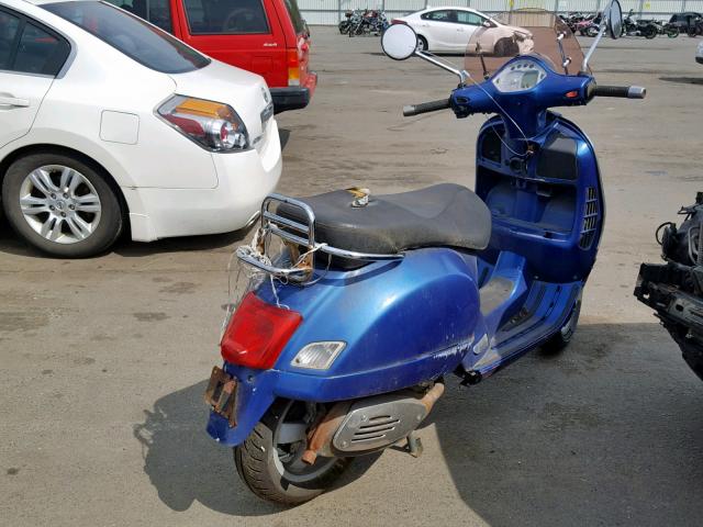 ZAPM459L985007235 - 2008 VESPA GTS 250 GRAY photo 4