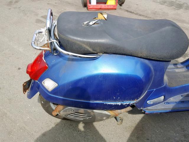 ZAPM459L985007235 - 2008 VESPA GTS 250 GRAY photo 6