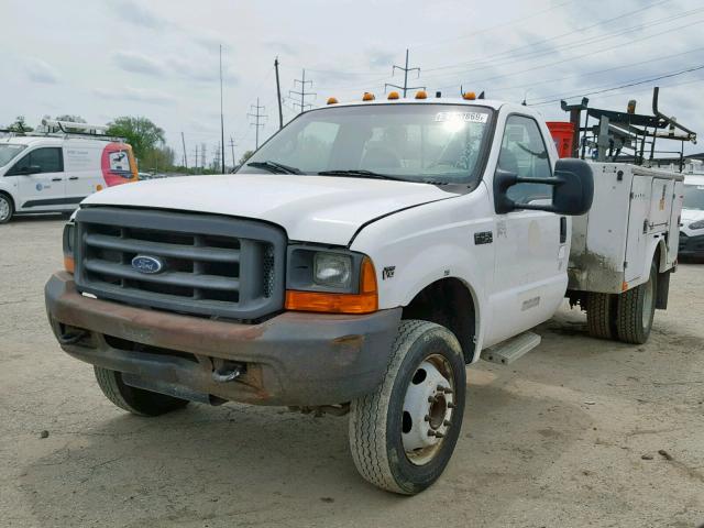 1FDXF46S8YED51374 - 2000 FORD F450 SUPER WHITE photo 2
