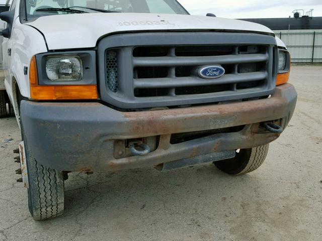 1FDXF46S8YED51374 - 2000 FORD F450 SUPER WHITE photo 9