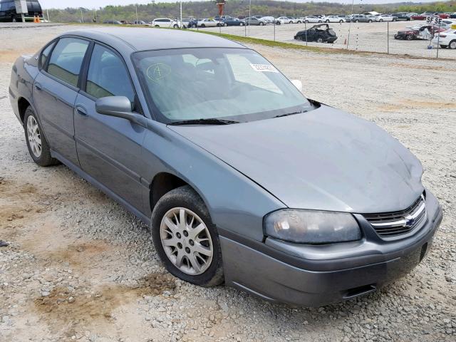 2G1WF52E349208697 - 2004 CHEVROLET IMPALA GRAY photo 1