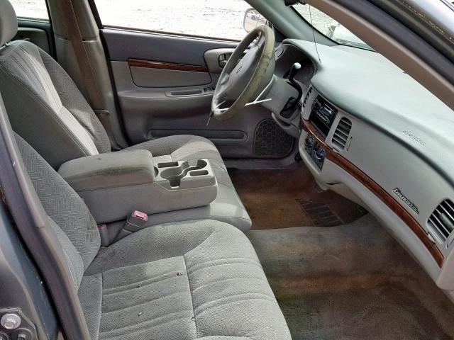 2G1WF52E349208697 - 2004 CHEVROLET IMPALA GRAY photo 5