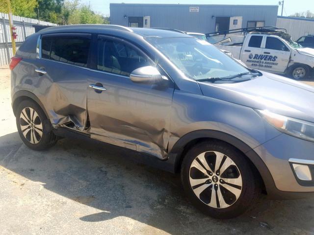 KNDPC3A27B7079961 - 2011 KIA SPORTAGE E GRAY photo 9