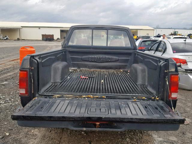 1B7FL26X6RW103371 - 1994 DODGE DAKOTA BLACK photo 6