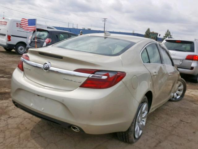 2G4GN5EX3F9140900 - 2015 BUICK REGAL PREM SILVER photo 4