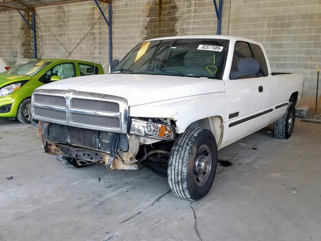 1B7KC2361XJ513810 - 1999 DODGE RAM 2500 WHITE photo 2