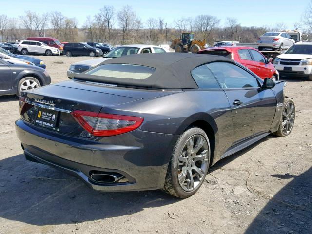 ZAM45VMA8F0152776 - 2015 MASERATI GRANTURISM BLACK photo 4