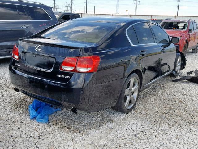 JTHBH96S965029327 - 2006 LEXUS GS GENERAT BLACK photo 4