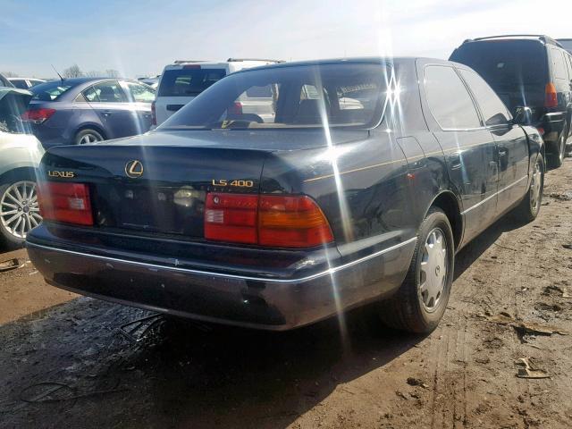 JT8BH22F4T0050403 - 1996 LEXUS LS 400 BLACK photo 4