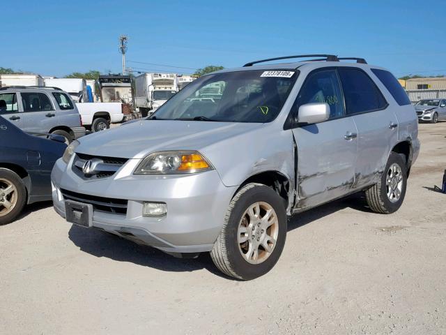 2HNYD18924H555494 - 2004 ACURA MDX TOURIN SILVER photo 2