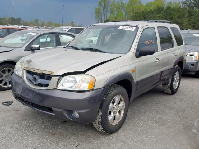 4F2YZ94183KM21313 - 2003 MAZDA TRIBUTE LX GOLD photo 2