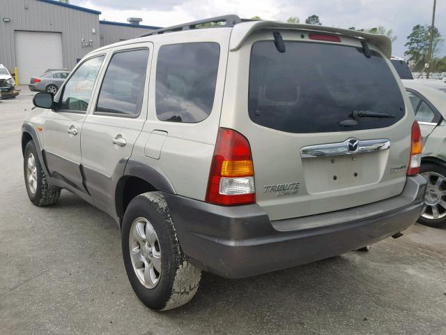 4F2YZ94183KM21313 - 2003 MAZDA TRIBUTE LX GOLD photo 3