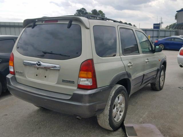 4F2YZ94183KM21313 - 2003 MAZDA TRIBUTE LX GOLD photo 4