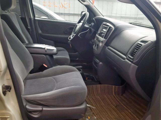 4F2YZ94183KM21313 - 2003 MAZDA TRIBUTE LX GOLD photo 5