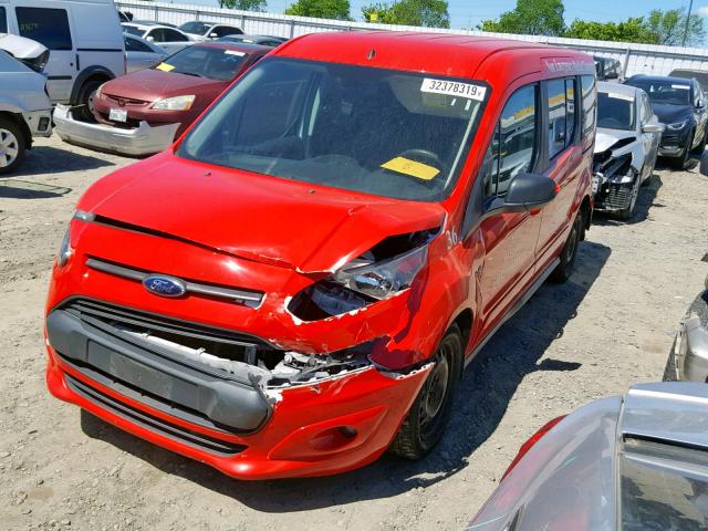 NM0GS9F70F1183353 - 2015 FORD TRANSIT CO RED photo 2