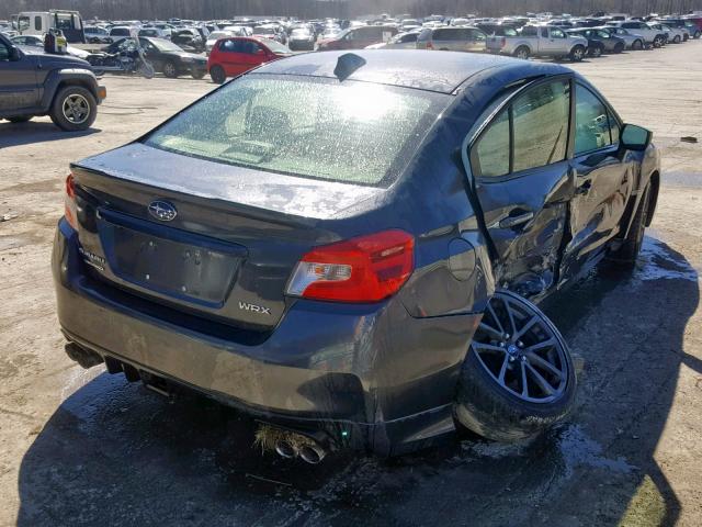 JF1VA1C60J9812054 - 2018 SUBARU WRX PREMIU GRAY photo 4