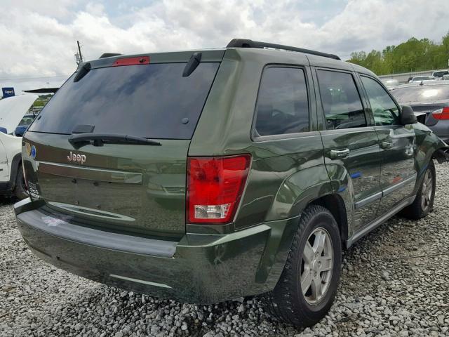 1J8GR48K87C512267 - 2007 JEEP GRAND CHER GREEN photo 4