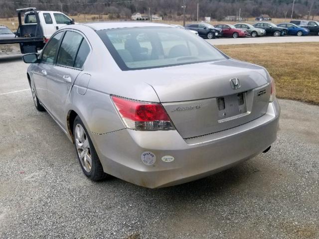 1HGCP26768A098905 - 2008 HONDA ACCORD EX SILVER photo 3