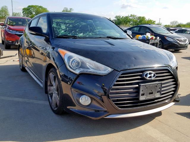 KMHTC6AE4DU162189 - 2013 HYUNDAI VELOSTER T GRAY photo 1