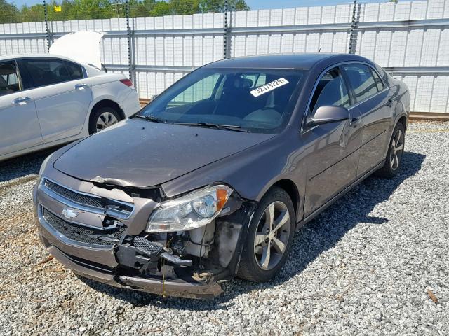 1G1ZC5E10BF264230 - 2011 CHEVROLET MALIBU 1LT GRAY photo 2