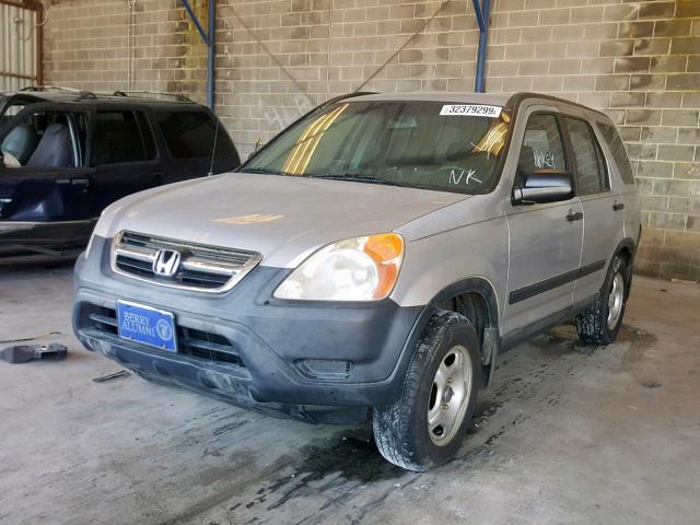 SHSRD68454U207828 - 2004 HONDA CR-V LX SILVER photo 2