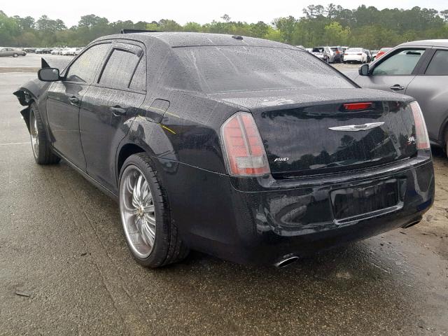 2C3CCAGG4EH379234 - 2014 CHRYSLER 300 S BLACK photo 3