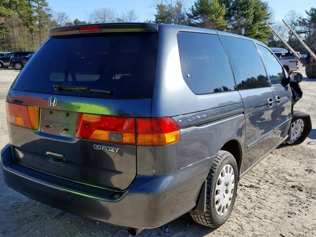 5FNRL18544B016391 - 2004 HONDA ODYSSEY LX BLUE photo 4