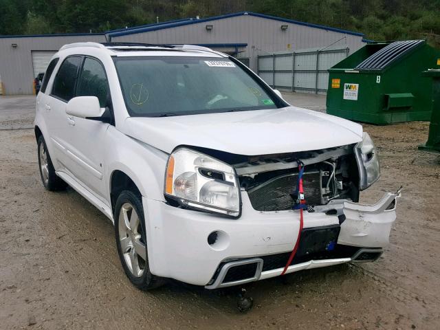 2CNDL037686297498 - 2008 CHEVROLET EQUINOX SP WHITE photo 1