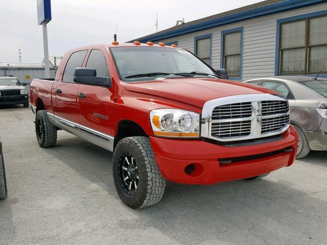 3D7KS29C36G160170 - 2006 DODGE RAM 2500 RED photo 1