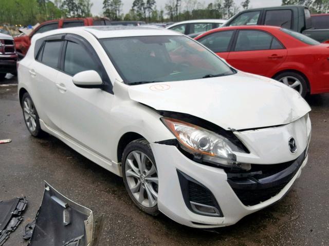 JM1BL1H59A1284214 - 2010 MAZDA 3 S WHITE photo 1