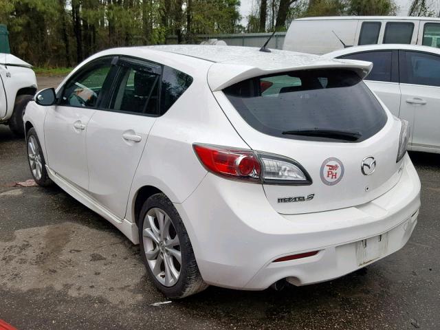 JM1BL1H59A1284214 - 2010 MAZDA 3 S WHITE photo 3